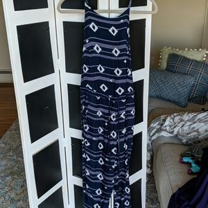 Navy blue jumpsuit